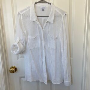 Calvin Klein White Blouse